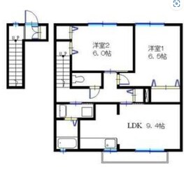 上郡駅 徒歩8分 2階の物件間取画像